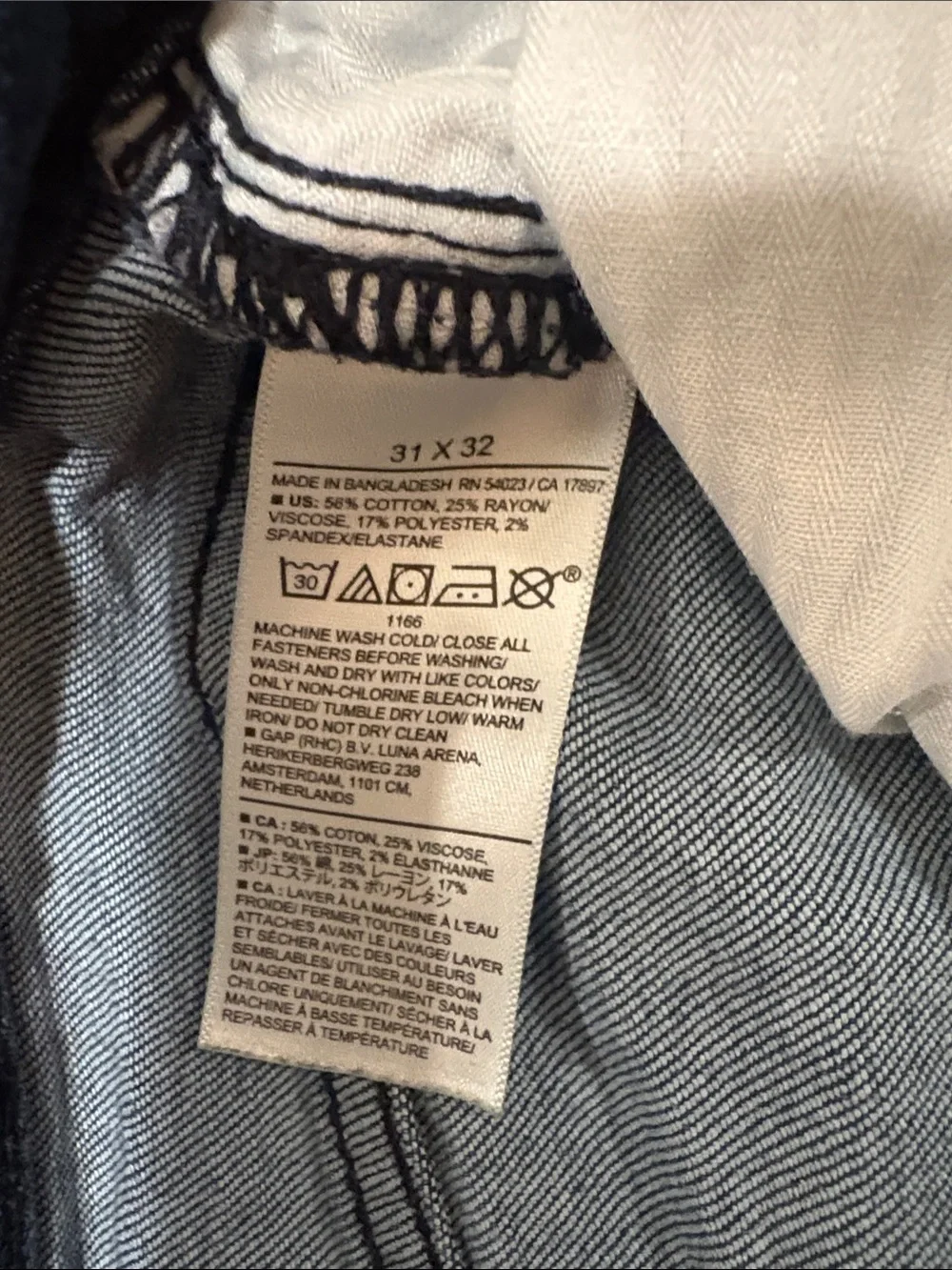 Banana Republic Men's High-Rise Straight Jeans in Deep Indigo Size 31 x 32
